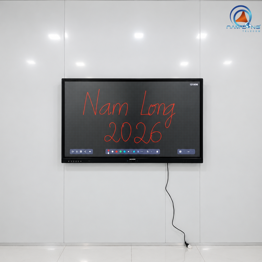Trung tâm Anh ngữ PMP tiếp tục lắp đặt màn hình tương tác 65 inch