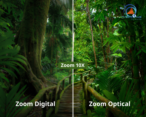 Zoom kỹ thuật số là gì? Khác gì so với Zoom quang học