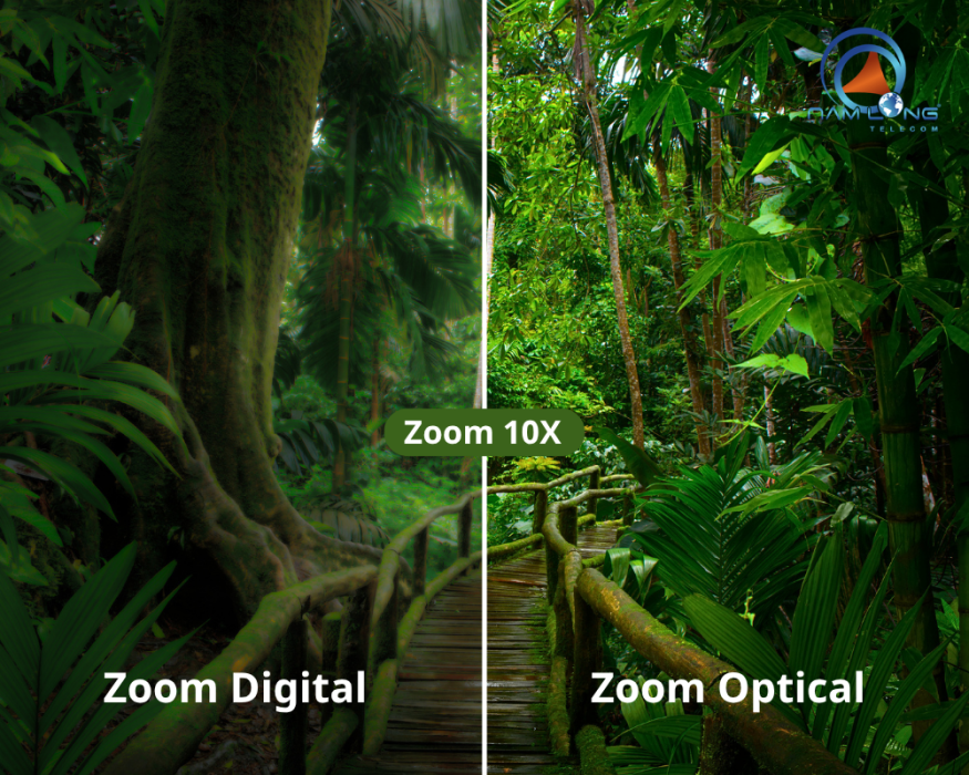 Zoom kỹ thuật số là gì? Khác gì so với Zoom quang học