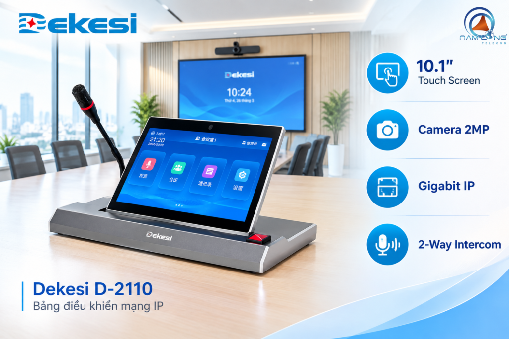 Bảng điều khiển mạng IP Dekesi D-2110