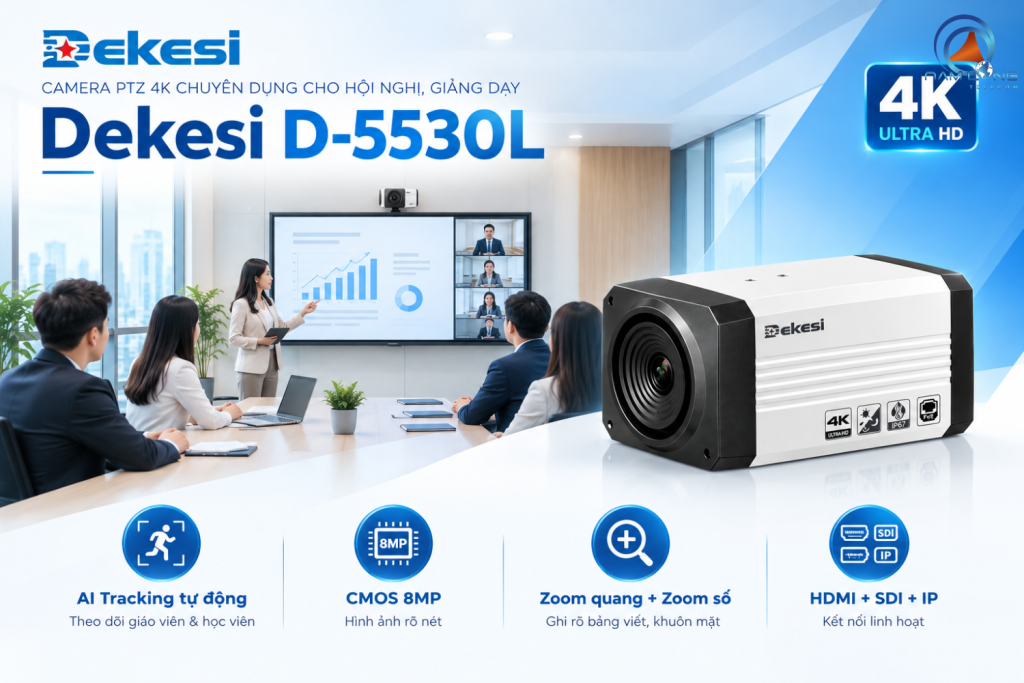 Camera PTZ 4K Dekesi D-5530L