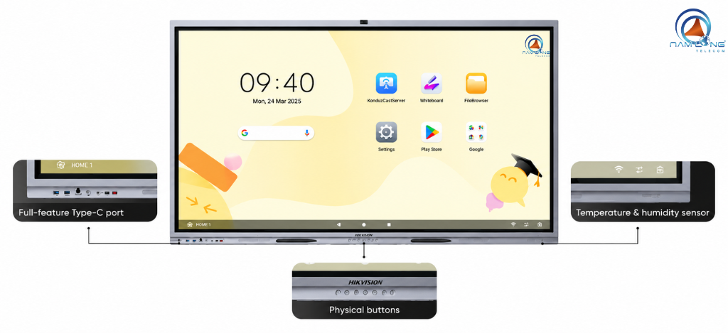 Cổng kết nối màn hình tương tác Hikvision Select Series