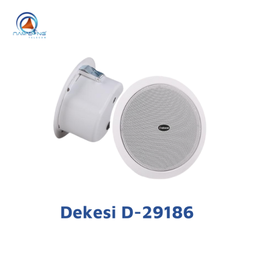 Loa âm trần IP Dekesi D-29186 10W – Tích hợp ampli