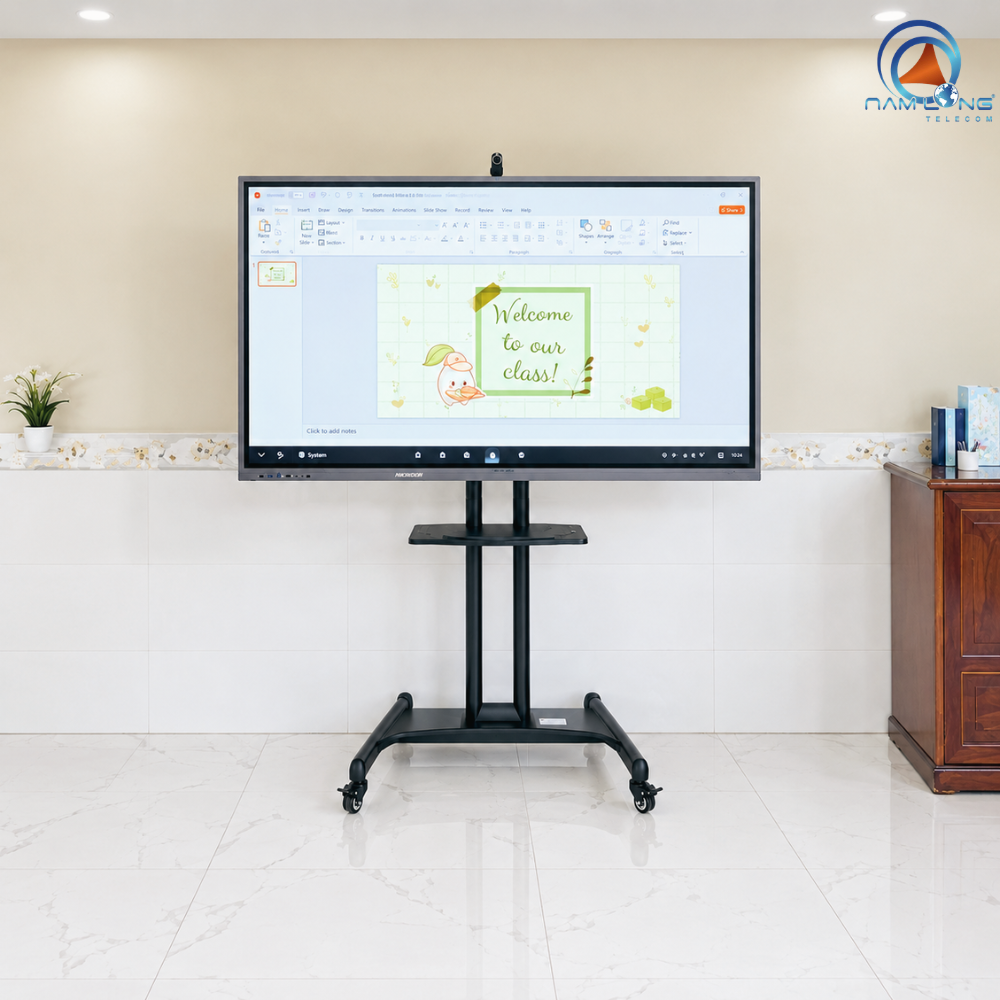 Lắp đặt màn hình tương tác 65 inch tại Quy Nhơn