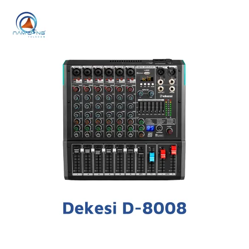 Mixer 8 kênh Dekesi D-8008