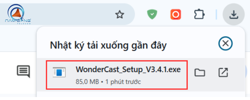 Cài đặt WonderCast trên Windows