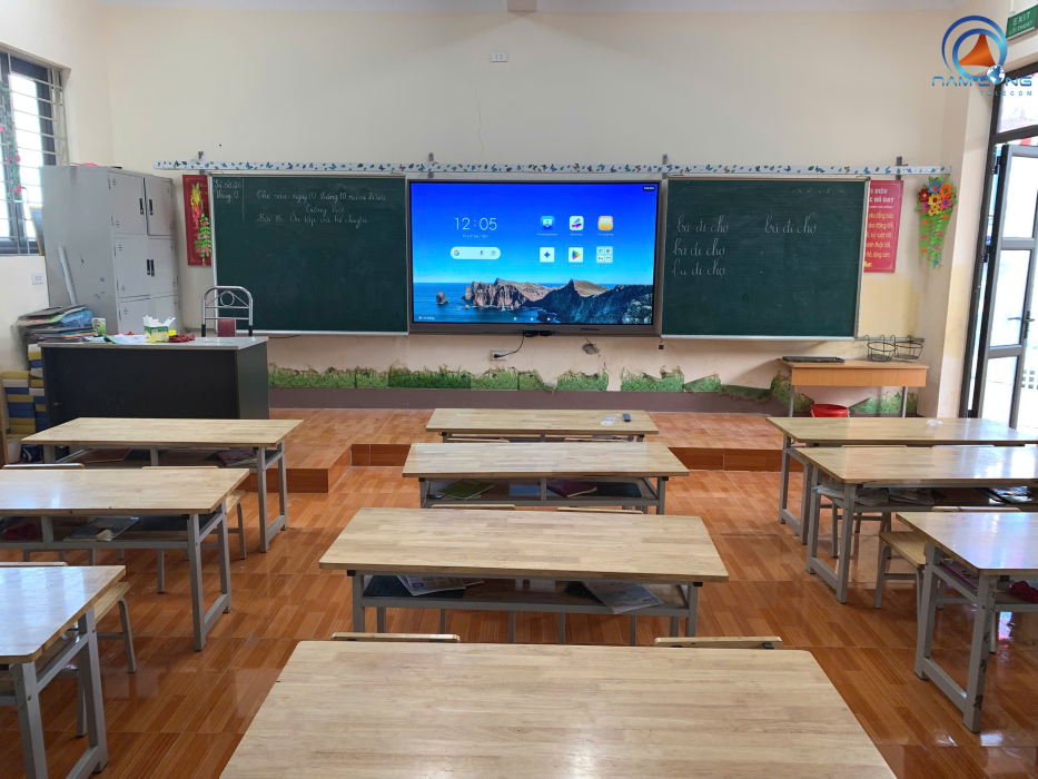 màn hình tương tác 86 inch cho Trường PTDTBT Tiểu học Lao Chải – Lào Cai