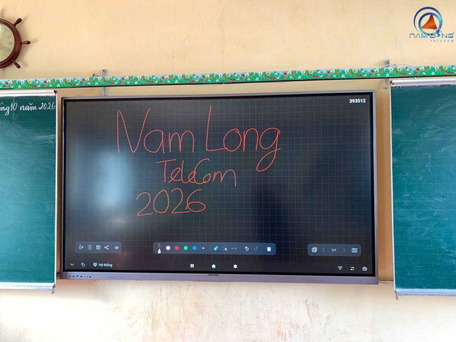 màn hình tương tác 86 inch cho Trường PTDTBT Tiểu học Lao Chải – Lào Cai
