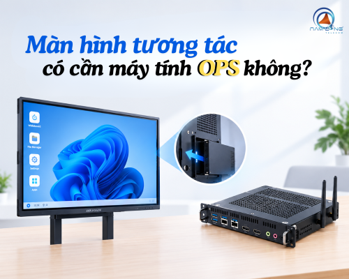 Màn hình tương tác có cần máy tính OPS không?